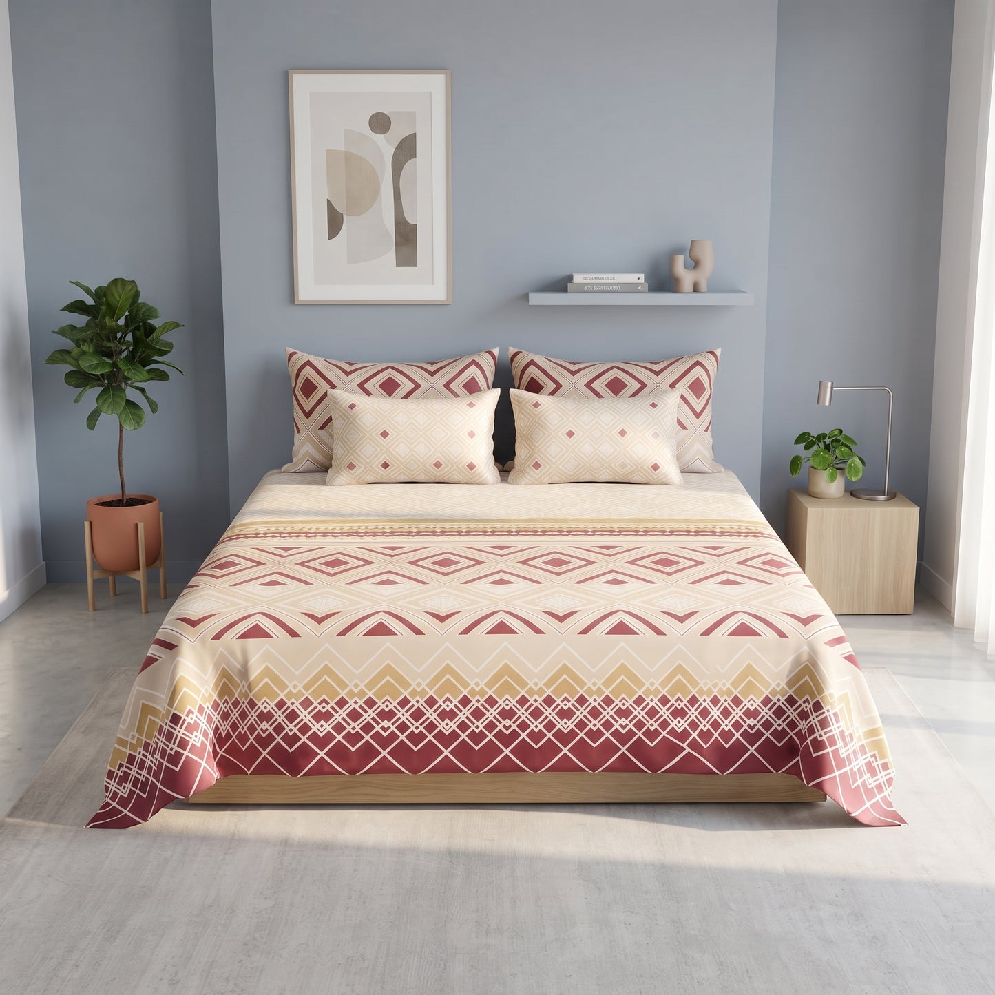 IVB011 Cotton Bed Sheet Set