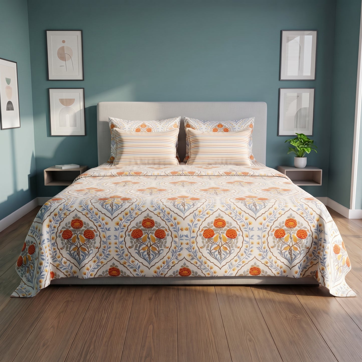 IVB012 Cotton Bed Sheet Set