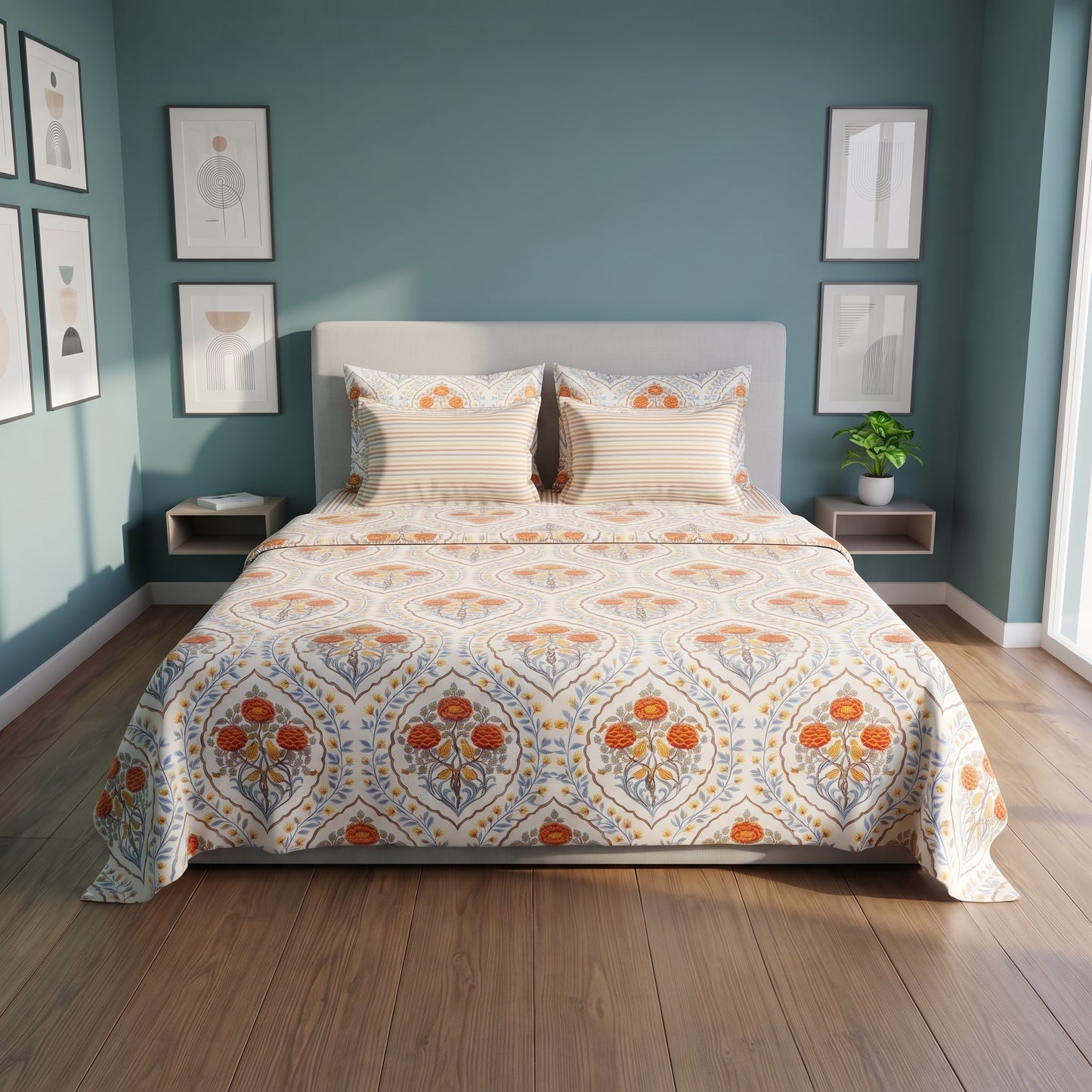 IVB012 Cotton Bed Sheet Set