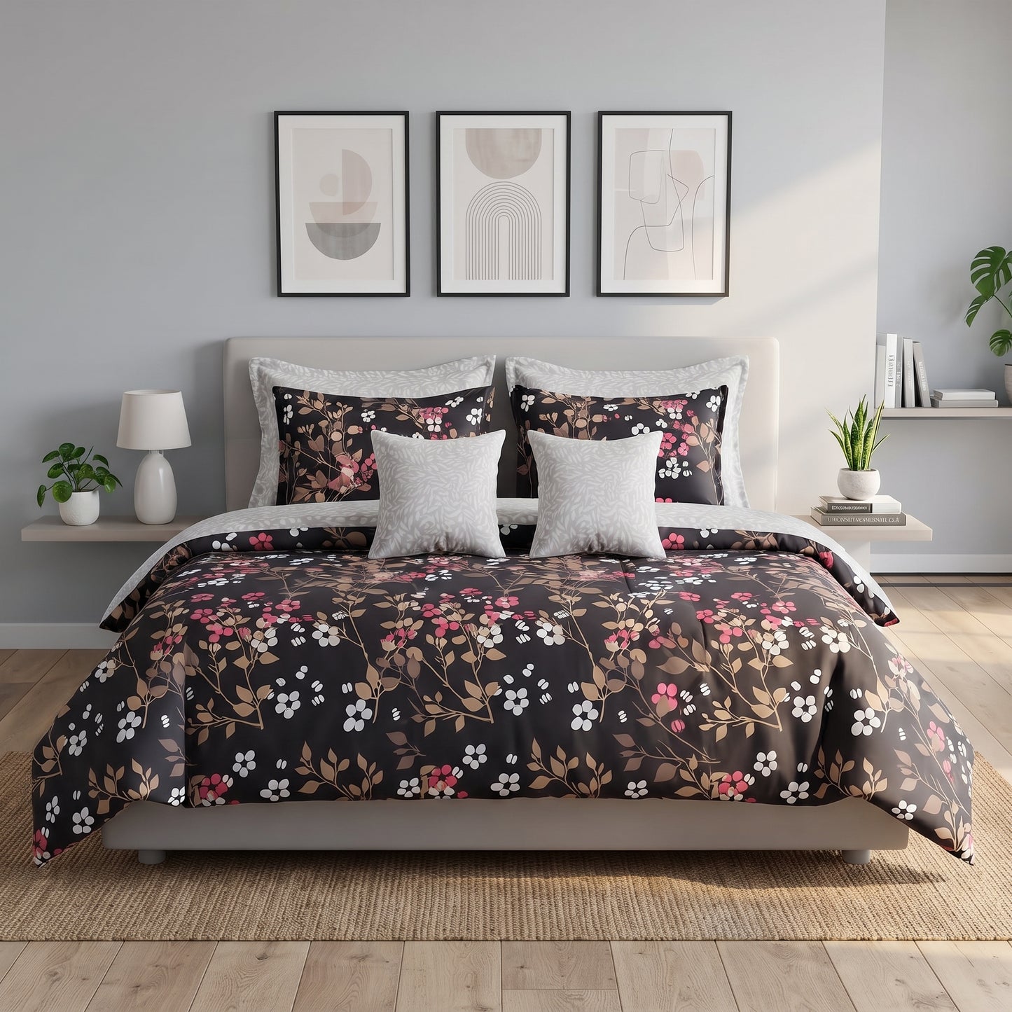IV960 Cotton Comforter Set - Light Filling