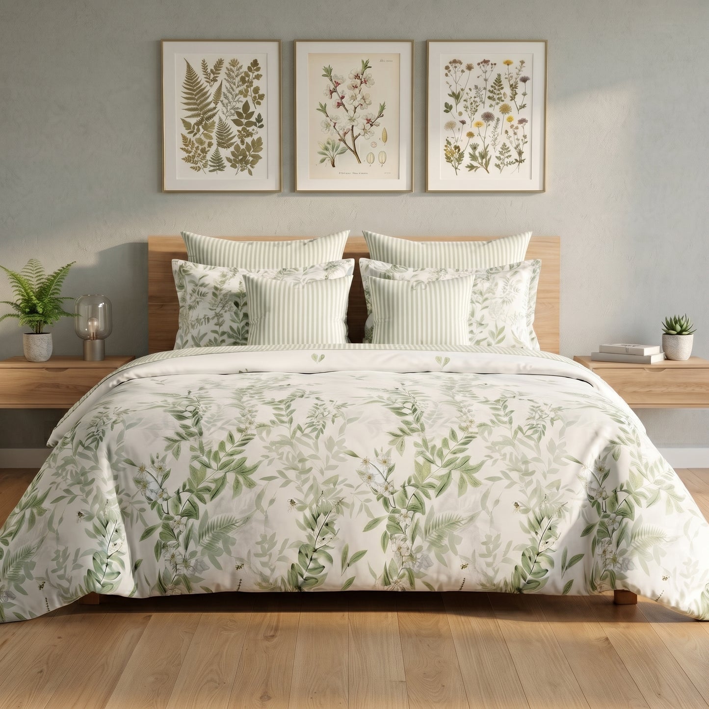 IV958 Cotton Duvet Cover Set - Without Filling