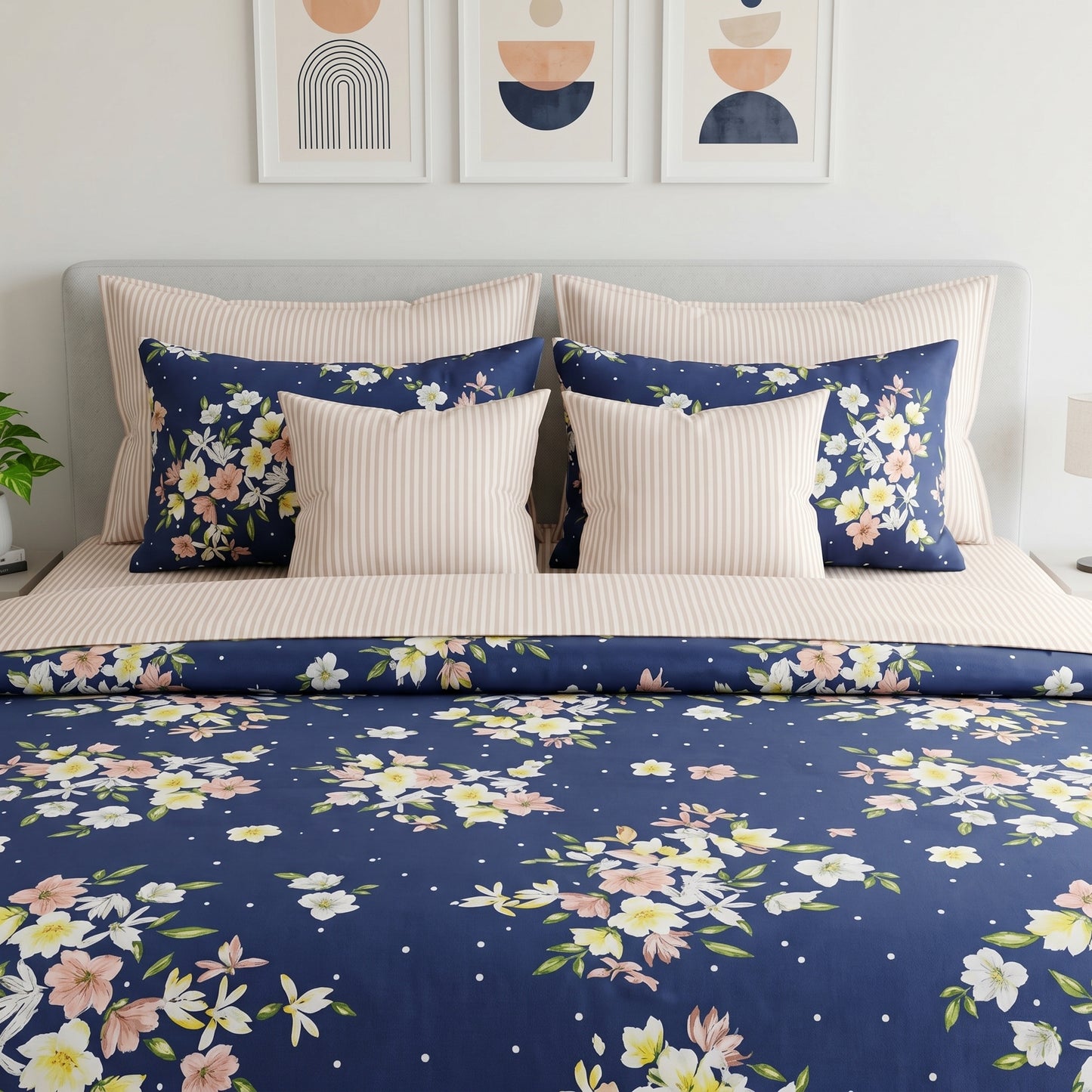 IV931 Cotton Comforter Set - Light Filling