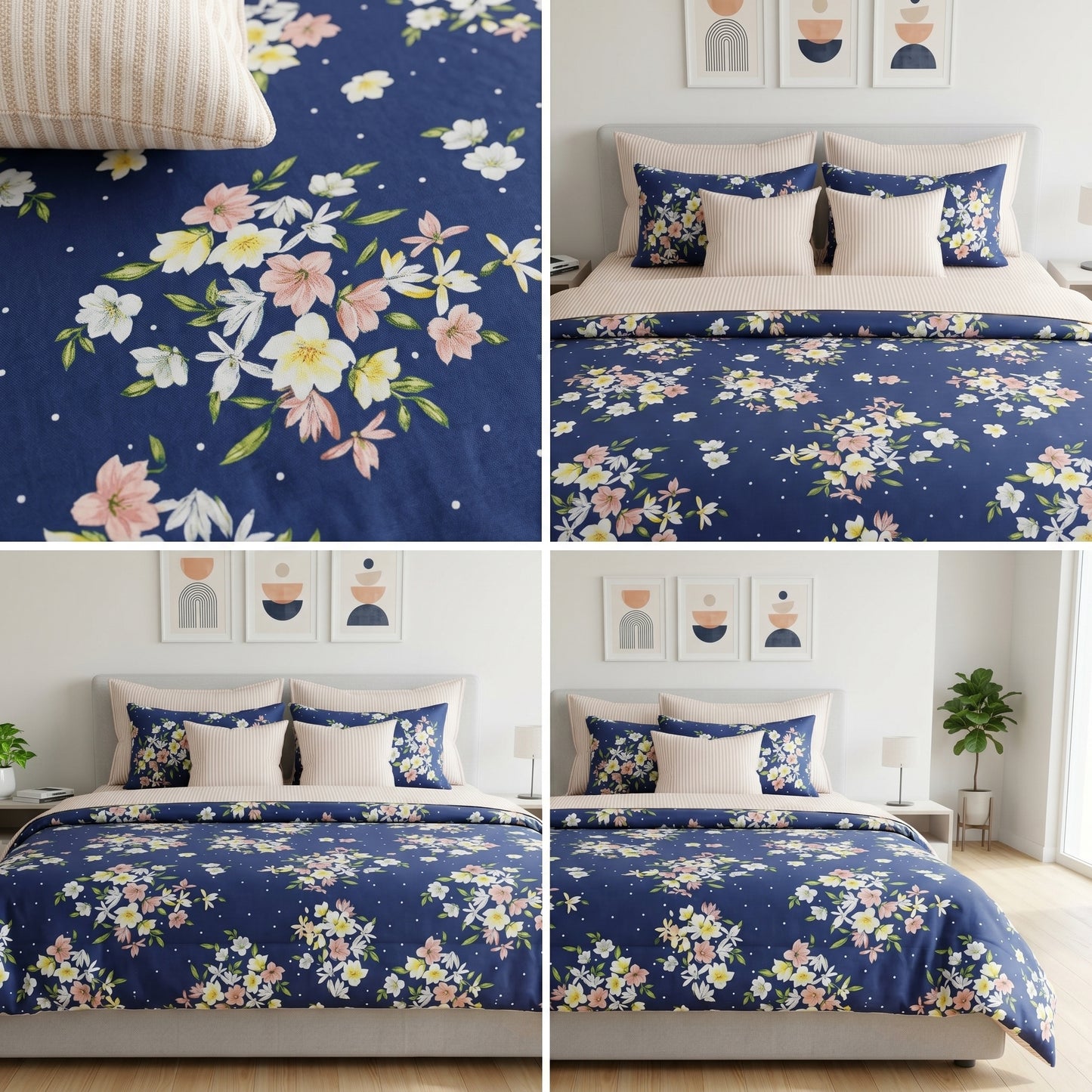 IV931 Cotton Comforter Set - Light Filling