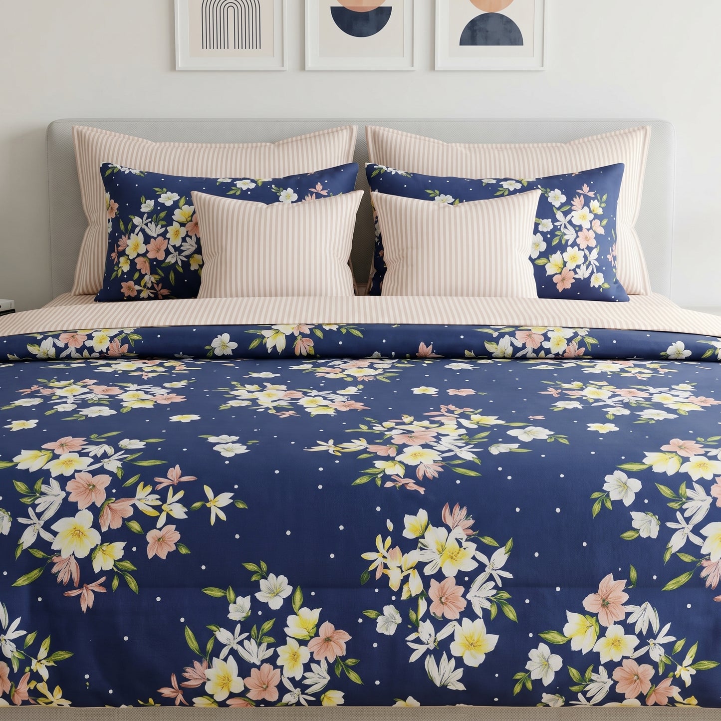 IV931 Cotton Comforter Set - Light Filling