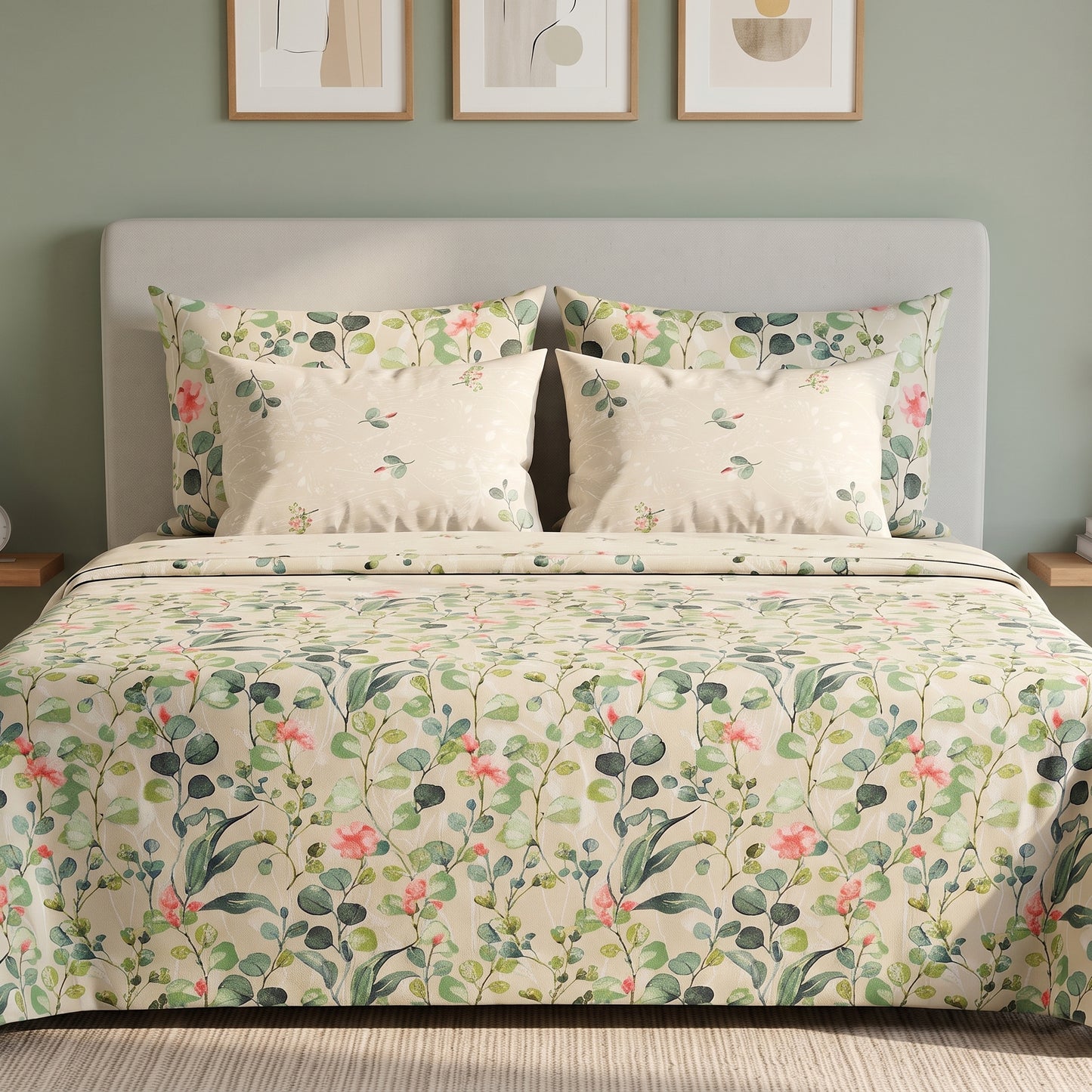 IVB009 Cotton Bed Sheet Set
