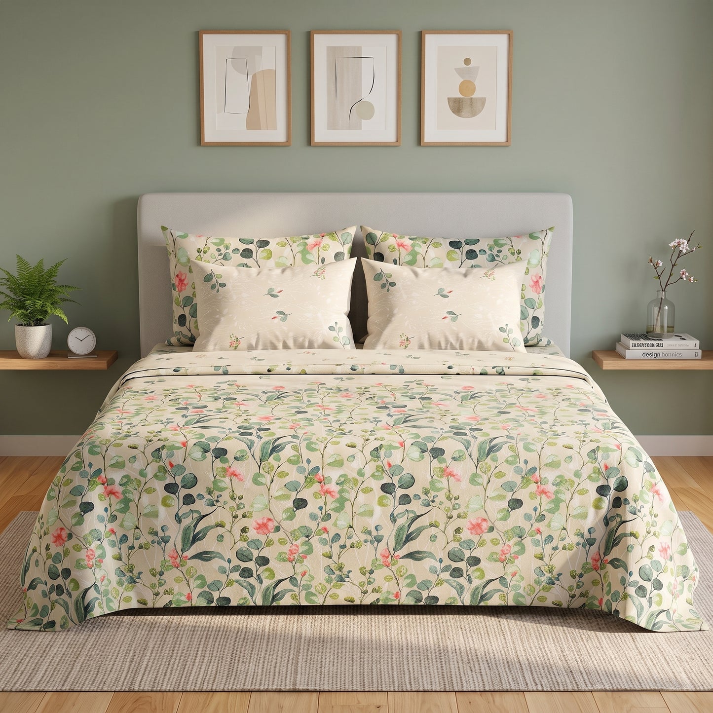 IVB009 Cotton Bed Sheet Set