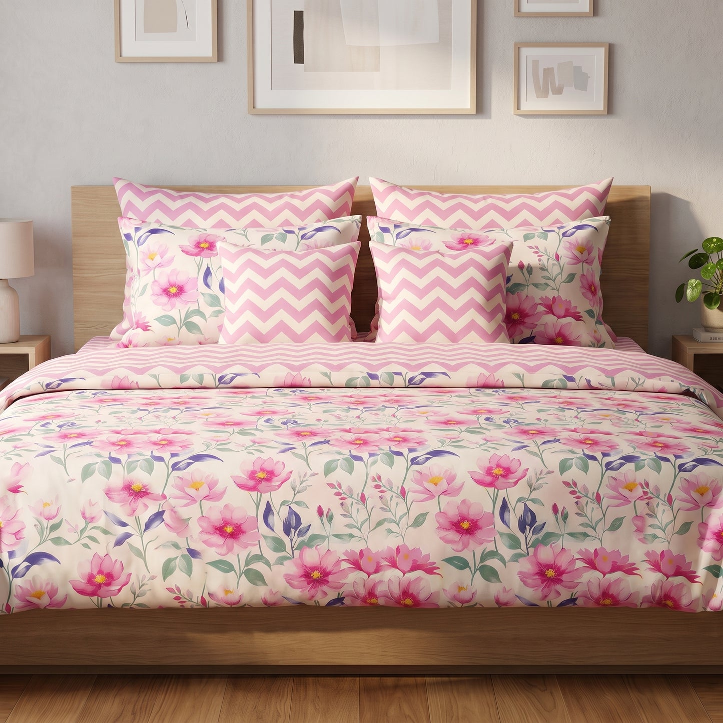 IV939 Cotton Duvet Cover Set - Without Filling