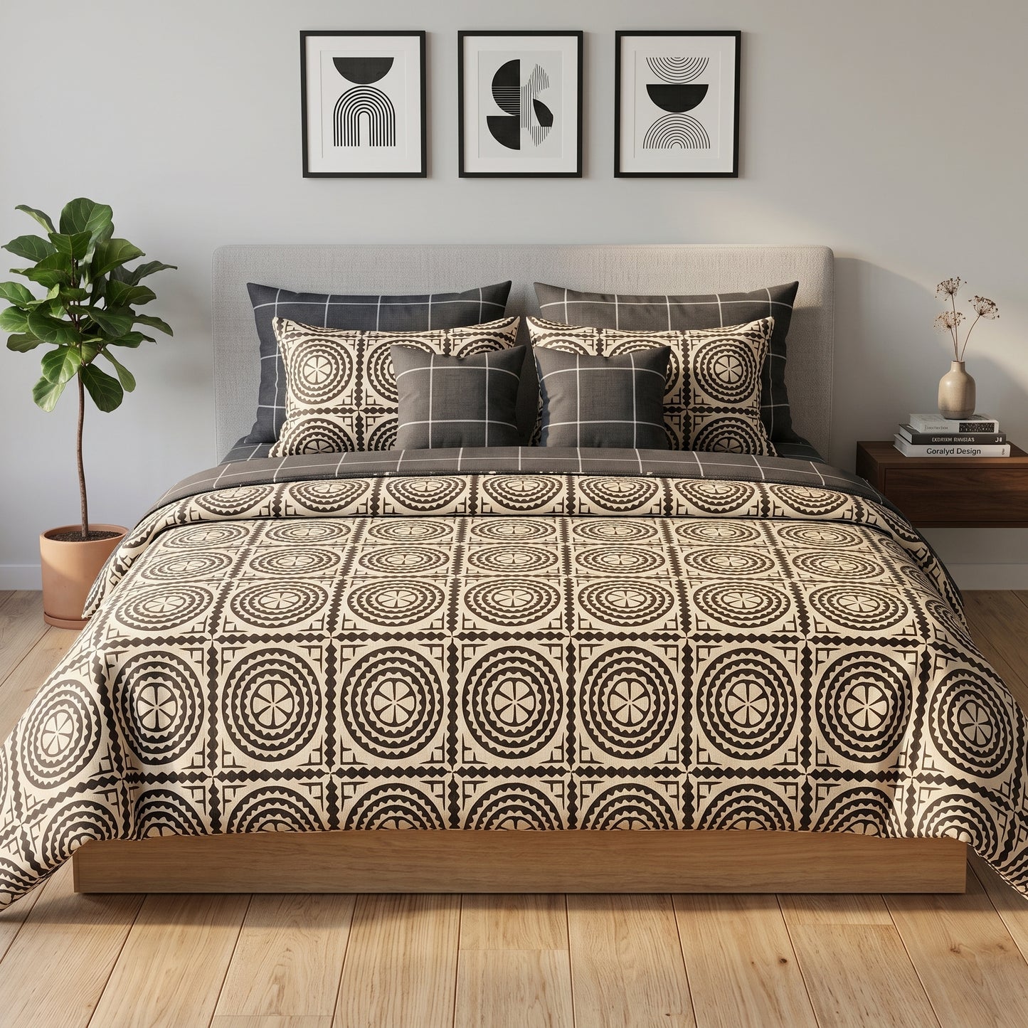 IV940 Cotton Duvet Cover Set - Without Filling