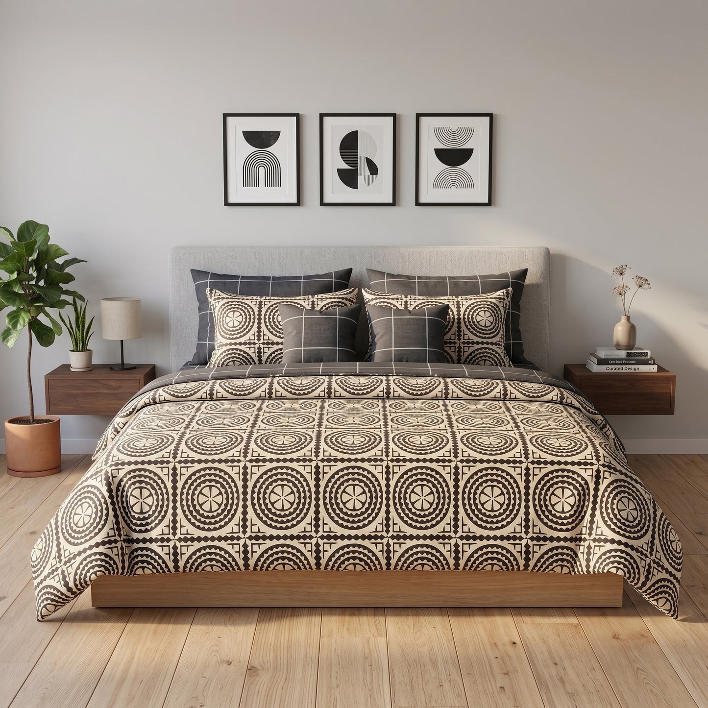 IV940 Cotton Duvet Cover Set - Without Filling