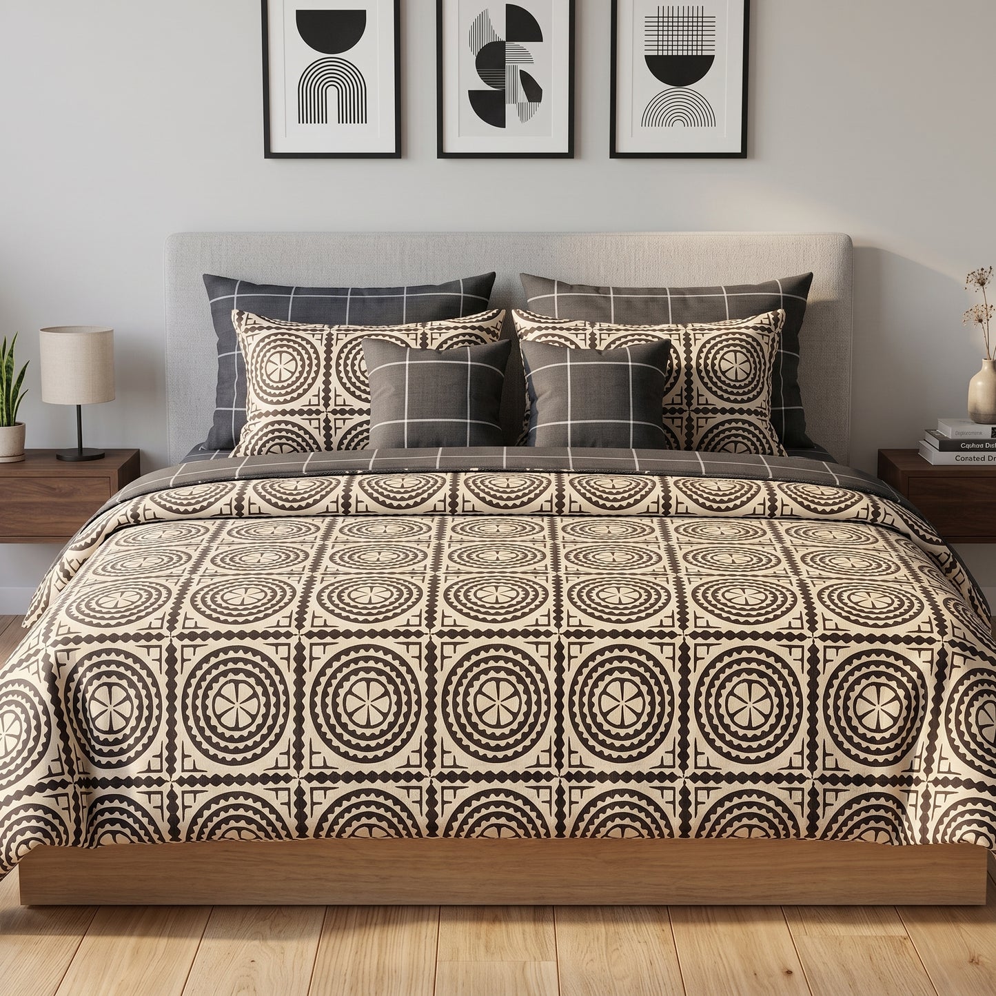 IV940 Cotton Duvet Cover Set - Without Filling