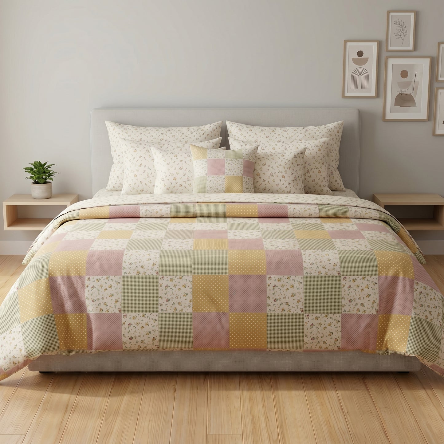 IV924 Cotton Duvet Cover Set - Without Filling