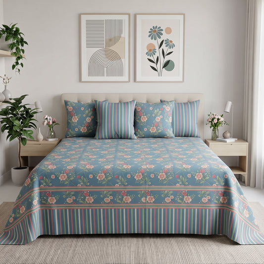 Skyline Petal Bed Sheet Set