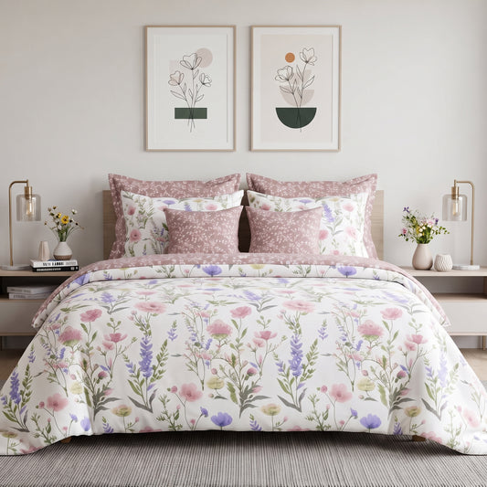 Wildflower Blossom Duvet Cover Set