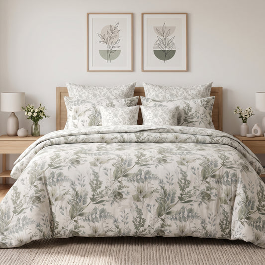 Botanical Sage Retreat Comforter Set
