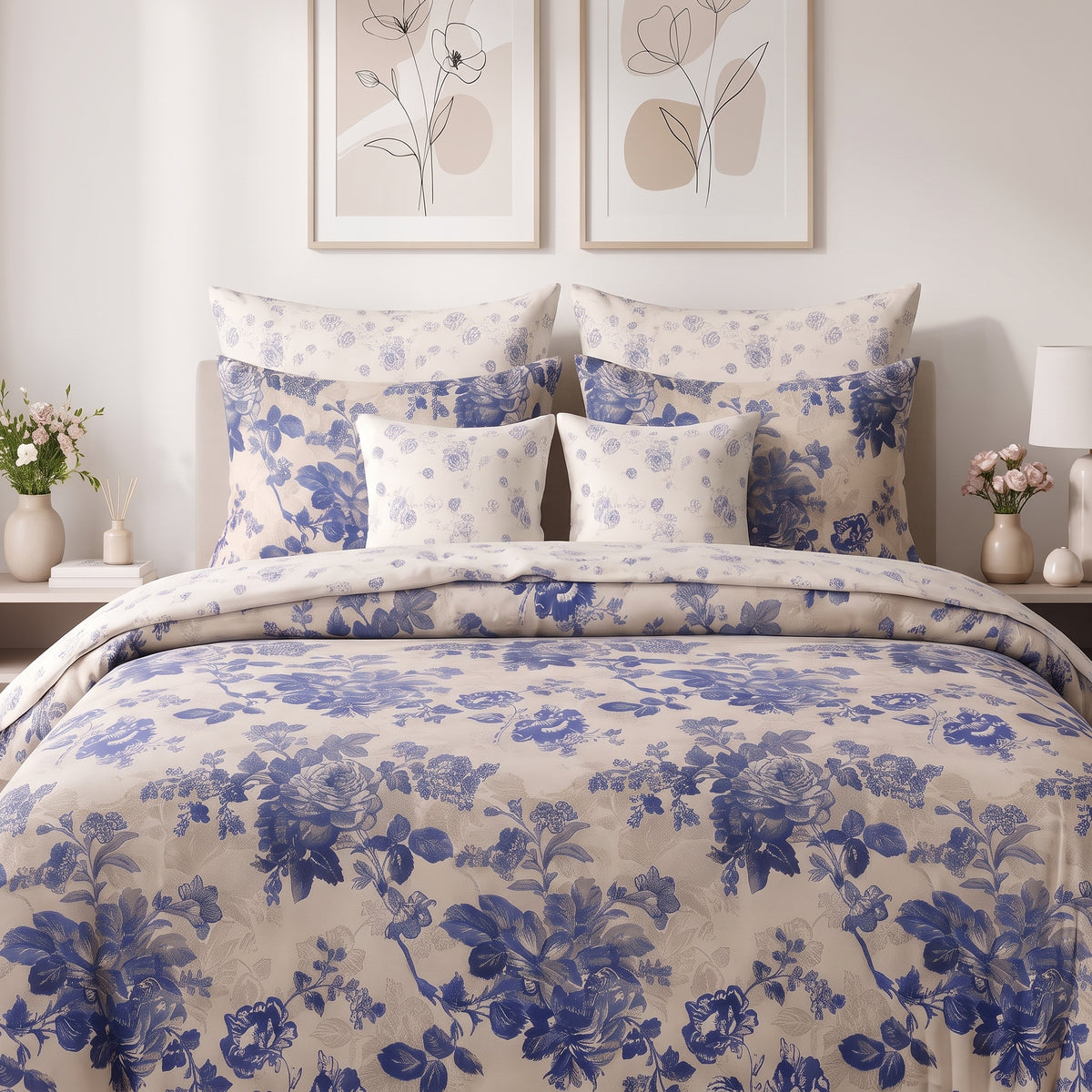 French Porcelain Comforter Set
