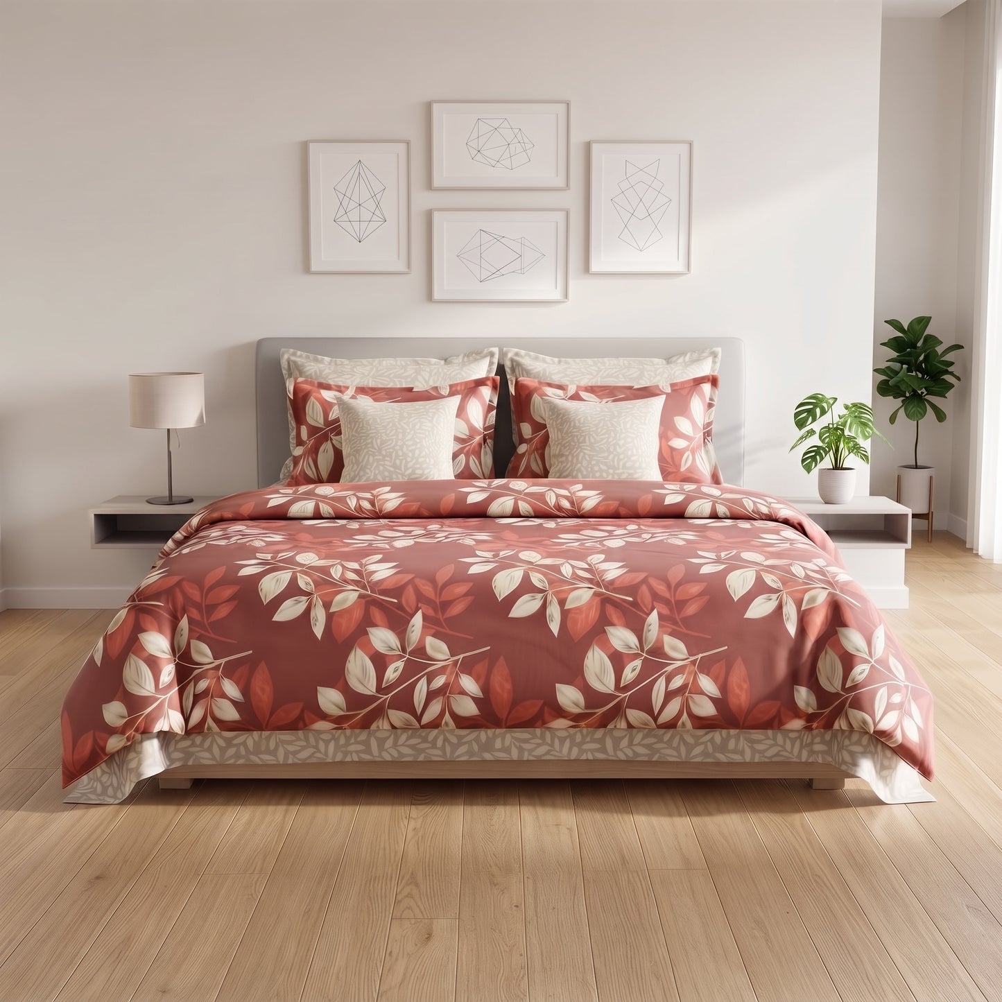 Rust Woodland Duvet Cover Set