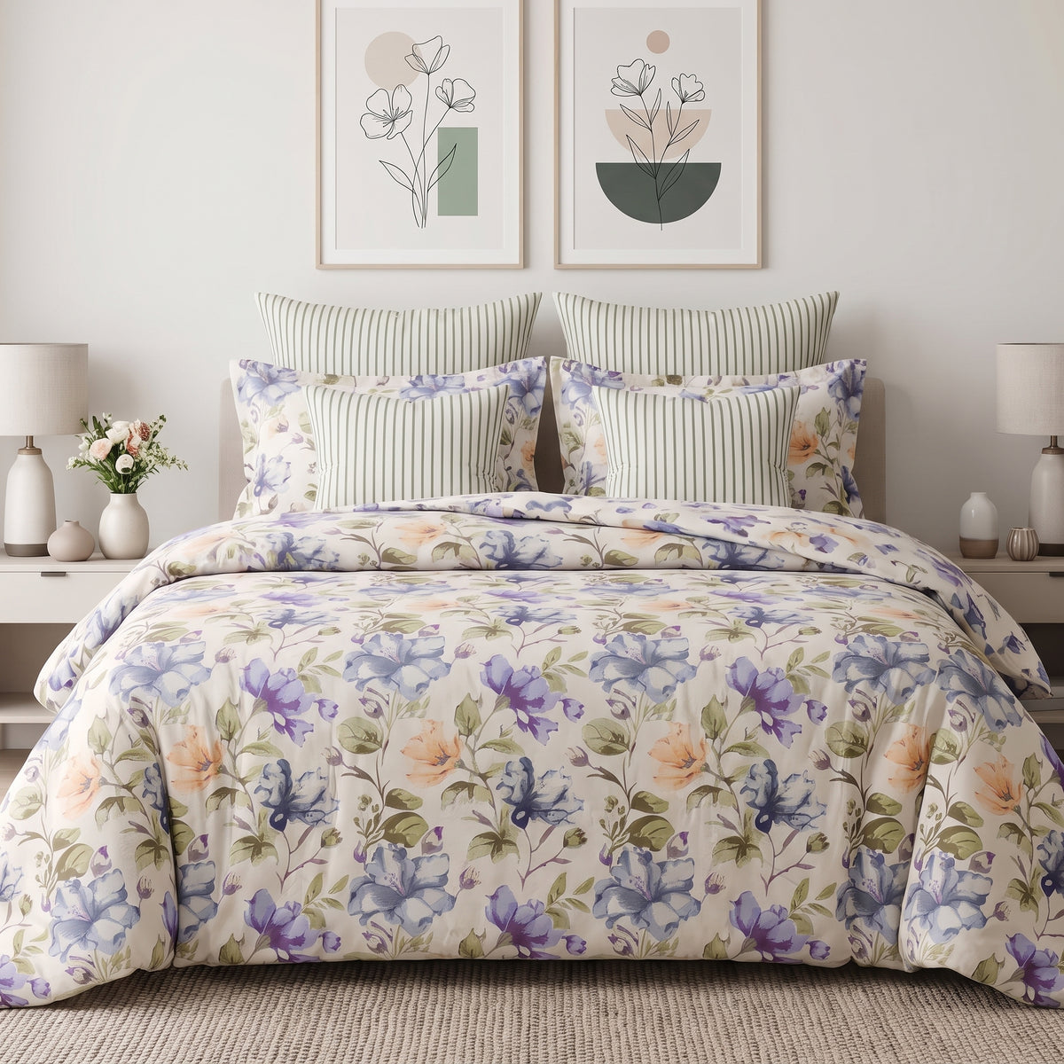 Morning Iris Comforter Set