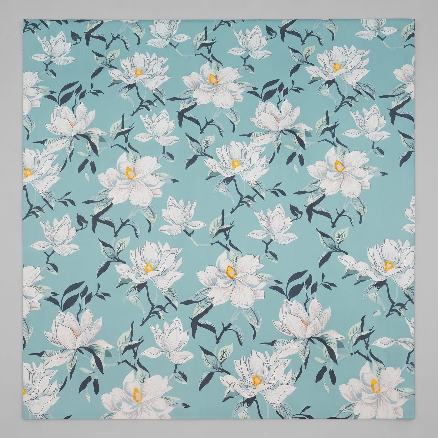 Serene Sky Magnolia Duvet Cover Set