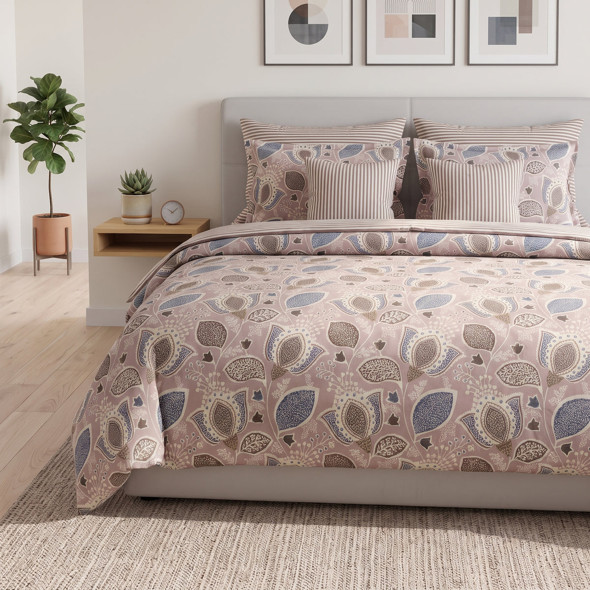 Dusty Flora Duvet Cover Set