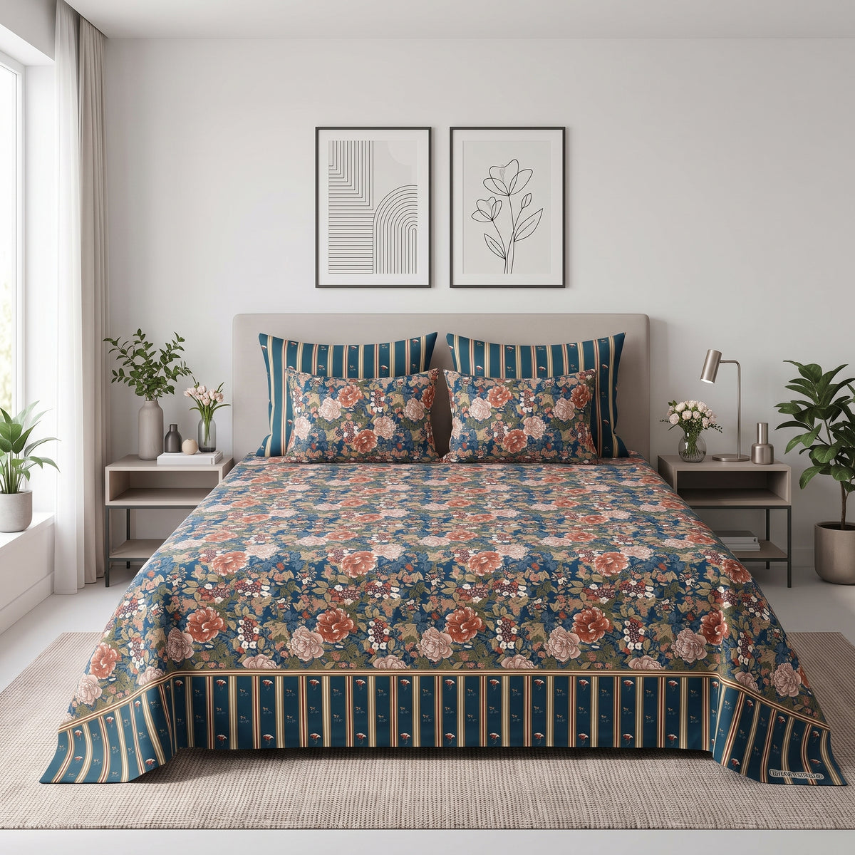 Vintage Tapestry Bed Sheet Set