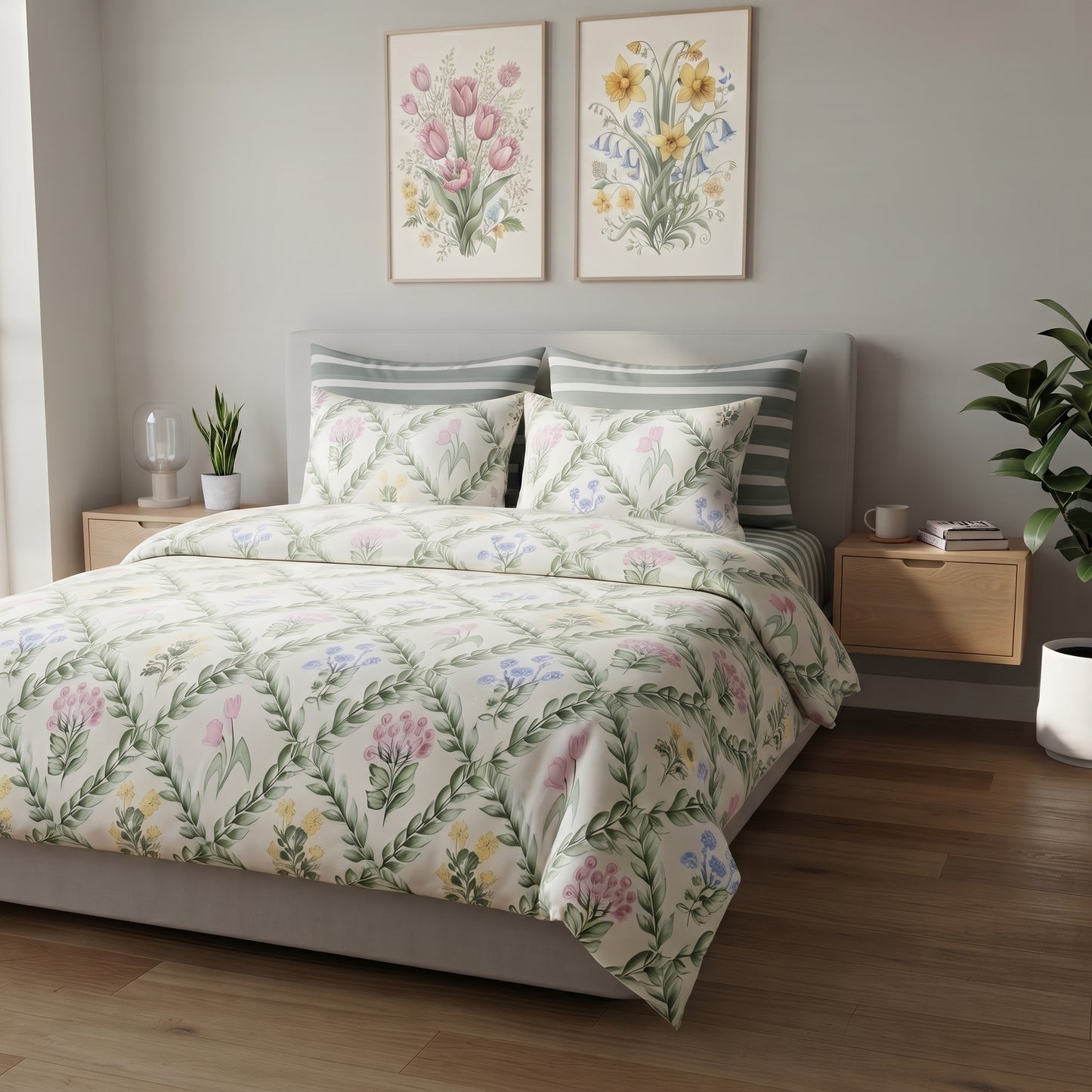 Spring Meadow Trellis Comforter Set