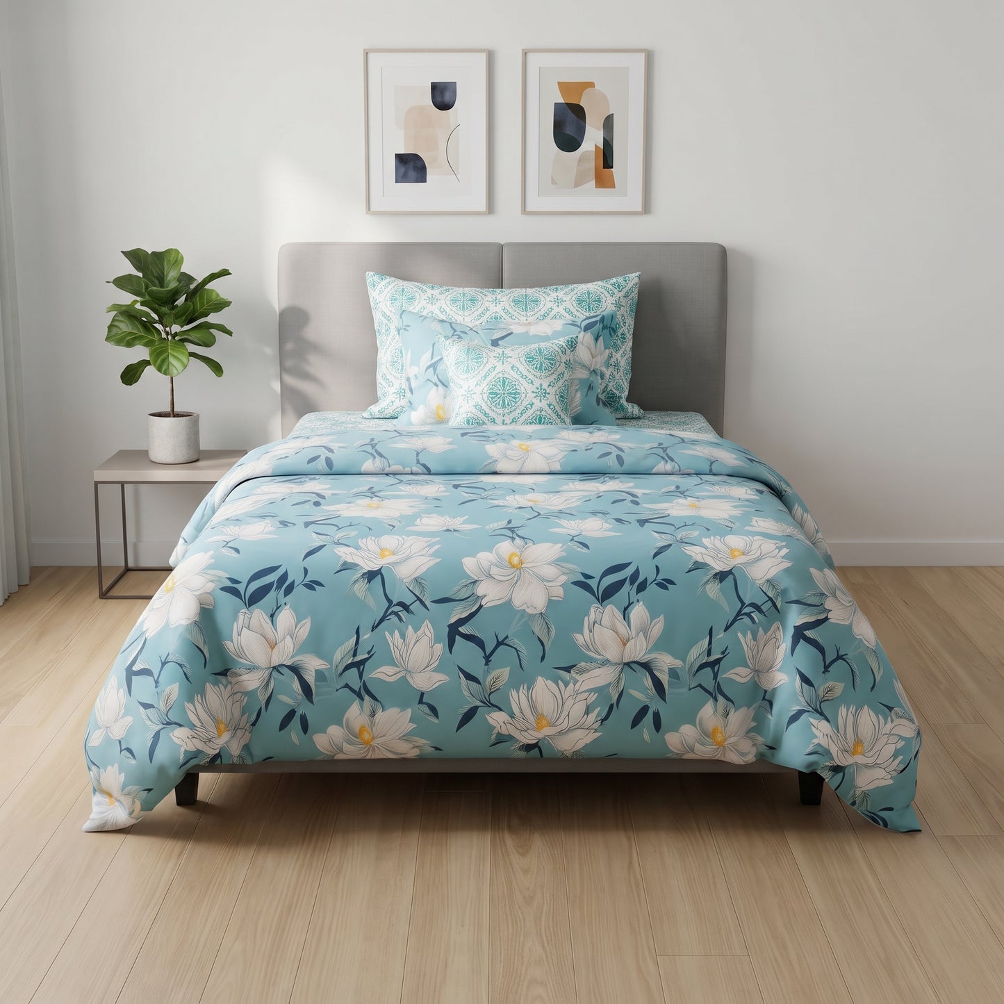 Serene Sky Magnolia Single Size Set