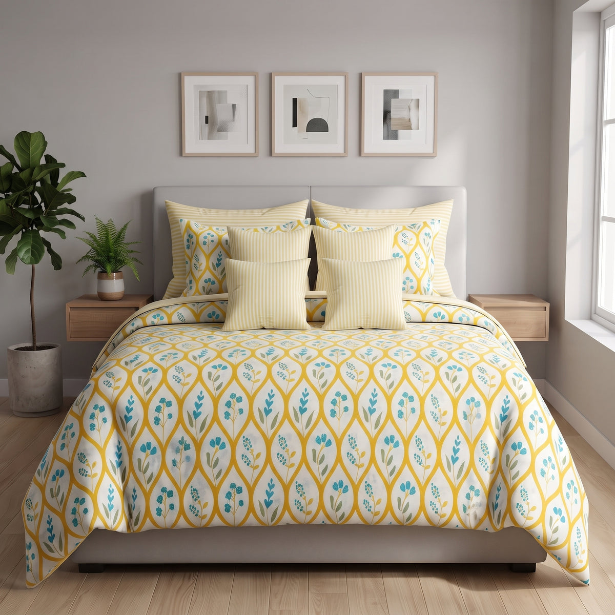 Sunlit Trellis Comforter Set