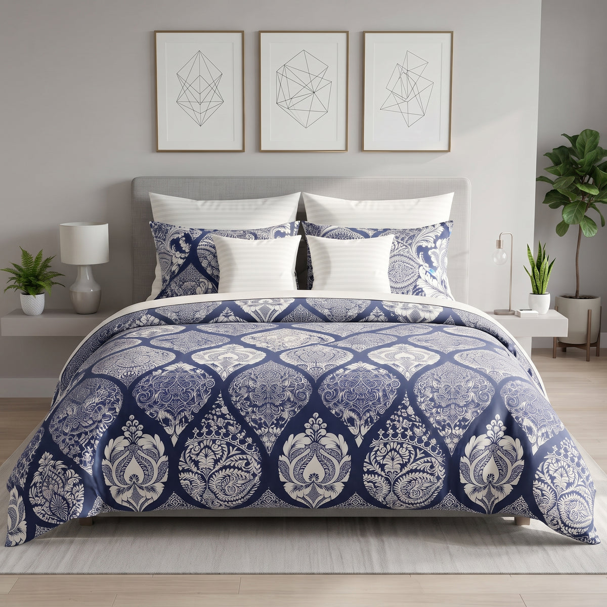 Monarch Indigo Duvet Cover Set