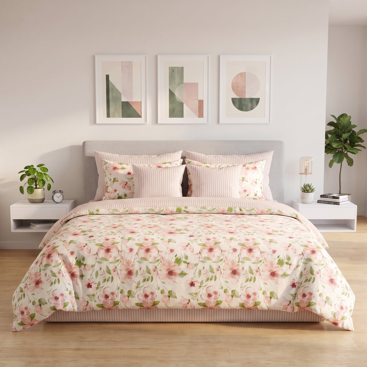 Whispering Peony Comforter Set