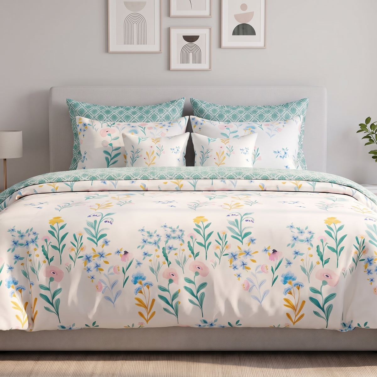 Spring Breeze Floral Comforter Set