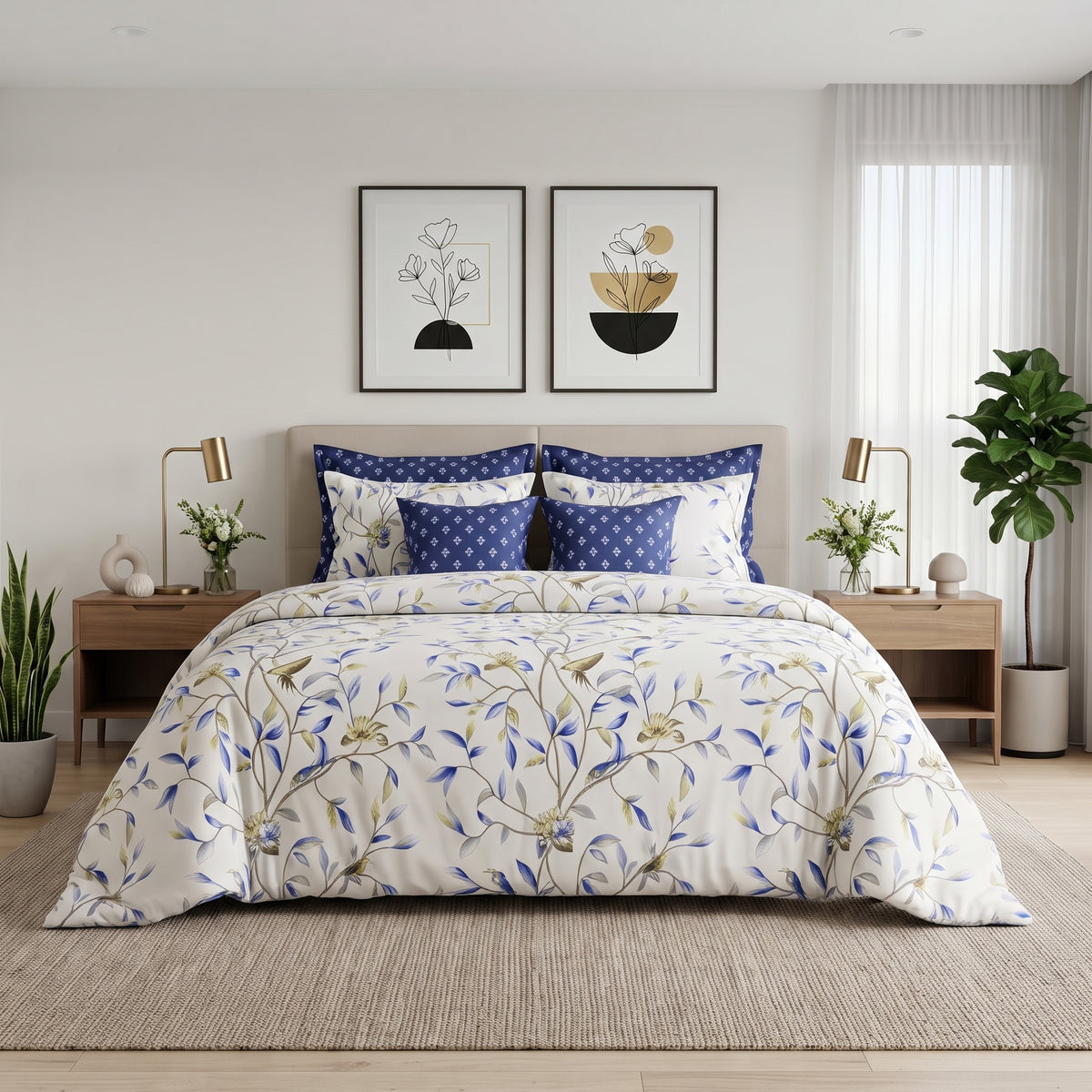 The Coastal Bloom Comforter Set