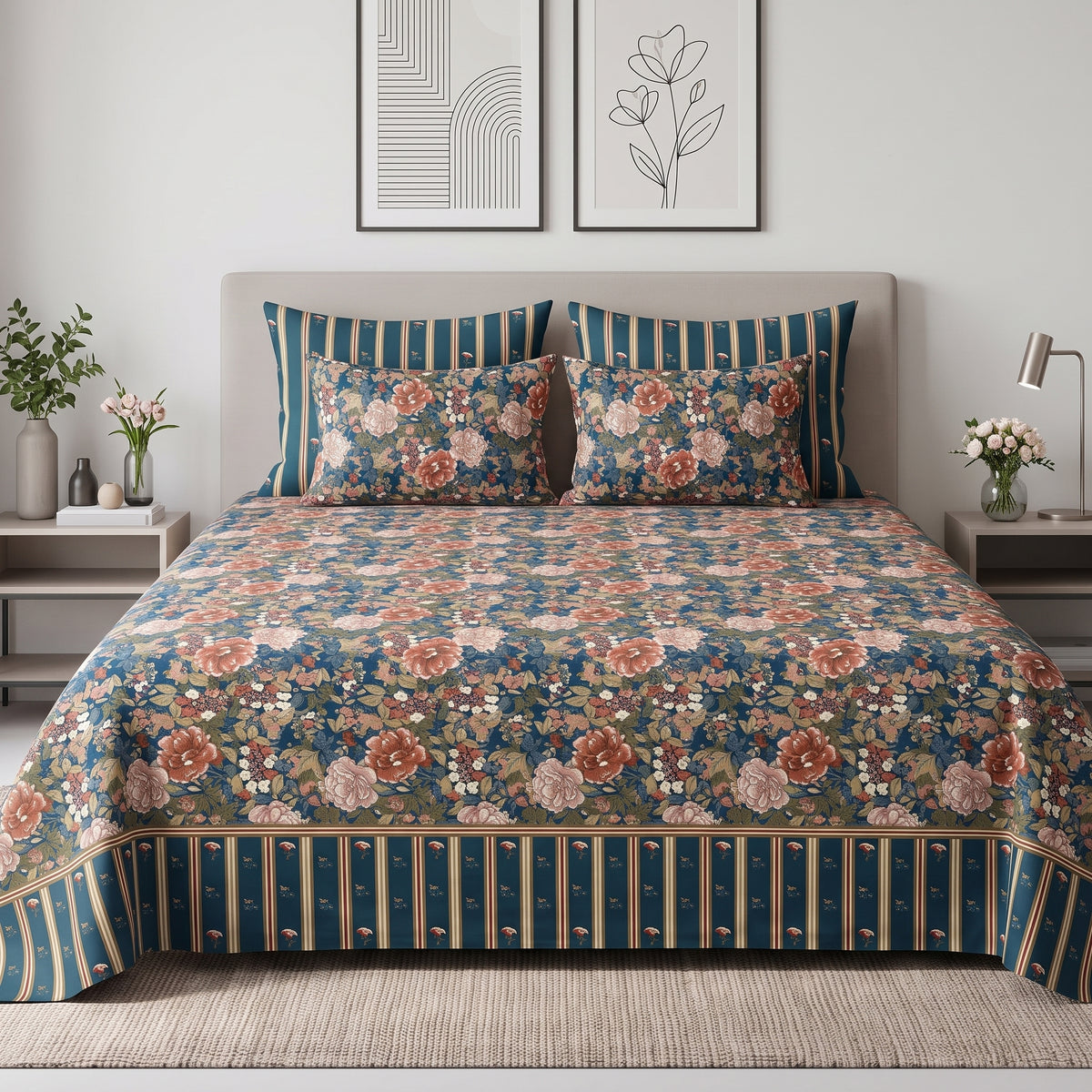 Vintage Tapestry Bed Sheet Set