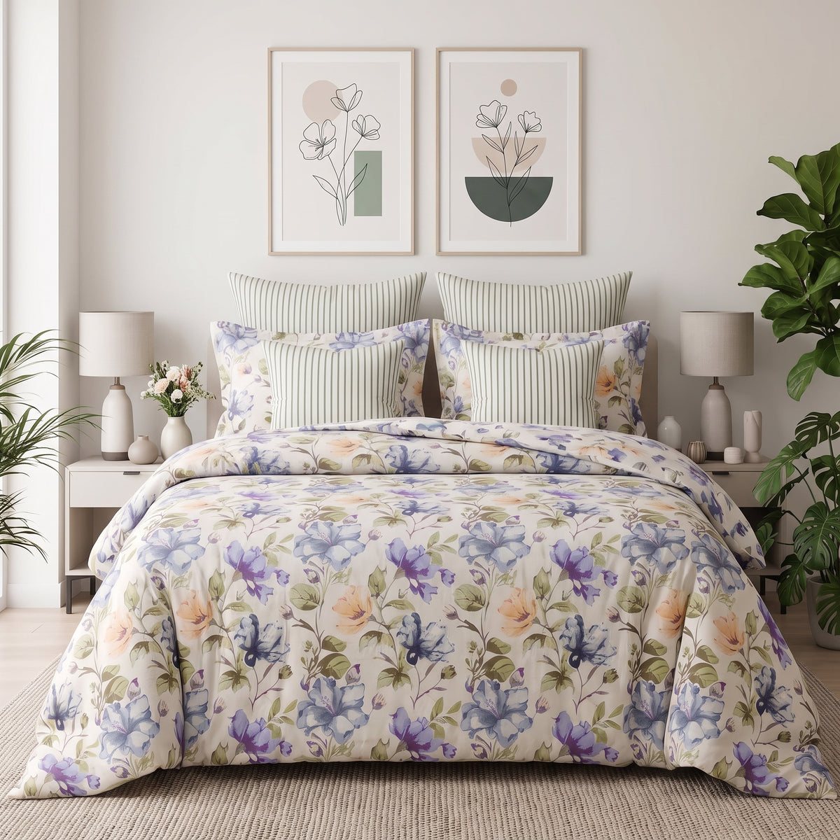 Morning Iris Comforter Set