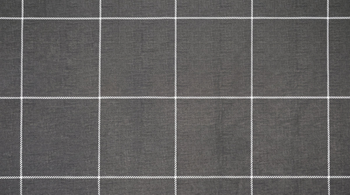 Charcoal Grid & Vine Comforter Set