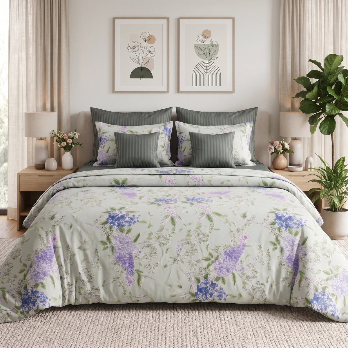Wisteria Whisper Botanica Duvet Cover Set