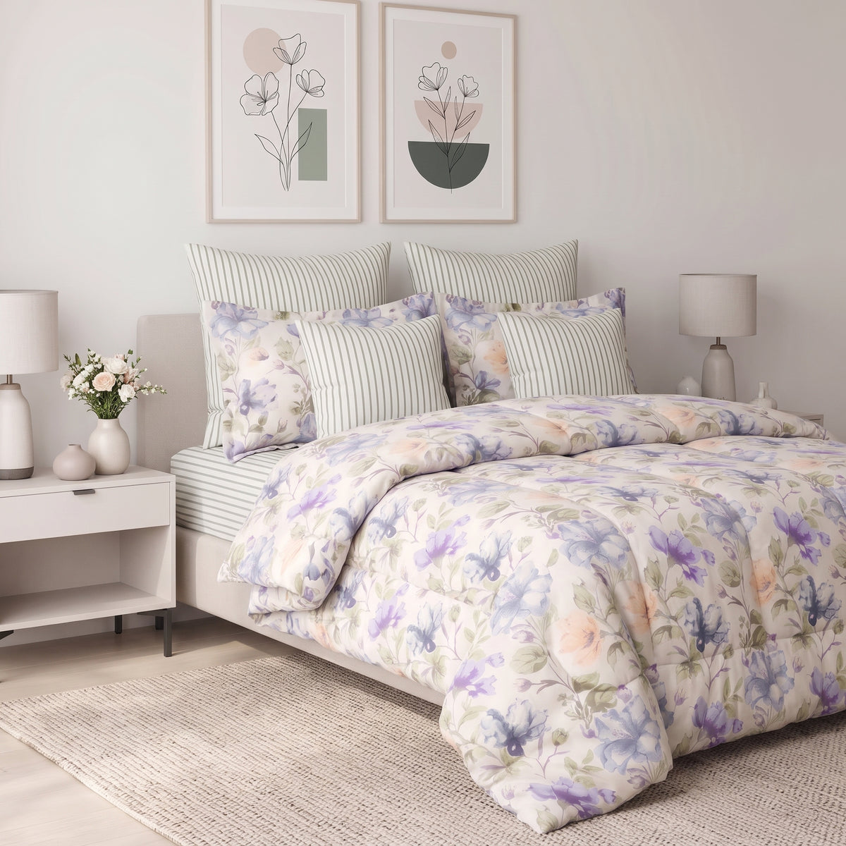 Morning Iris Winter Comforter Set