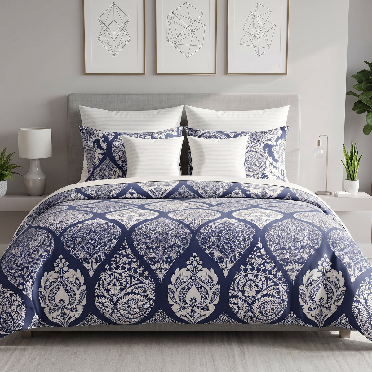 Monarch Indigo Comforter Set