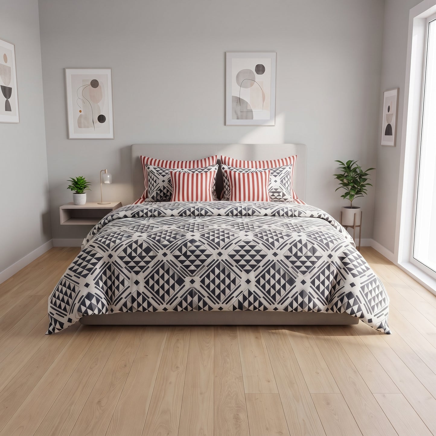 Tribal Geo Comforter set