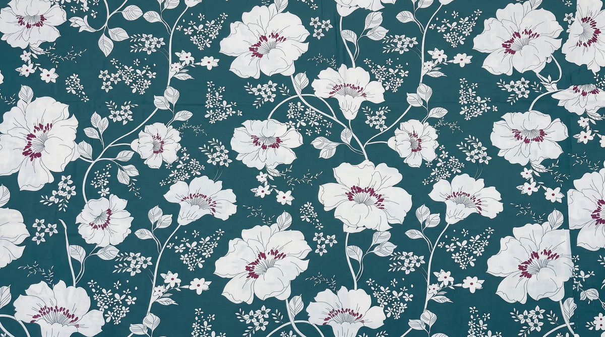 Vintage Ticking Meadow Duvet Cover Set