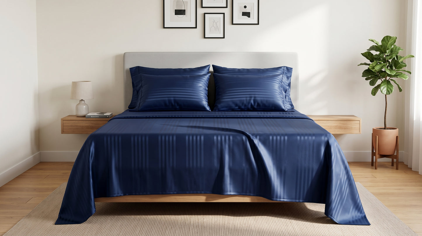 Sapphire Mirage Bed Sheet Set