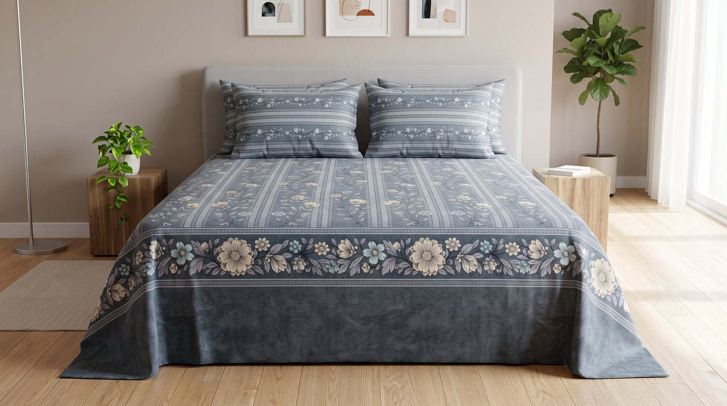 Sapphire Tapestry Bed Sheet Set