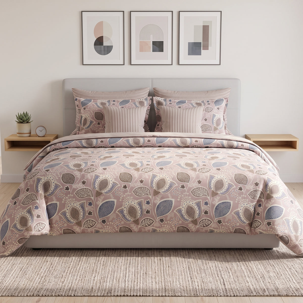 Dusty Flora Duvet Cover Set