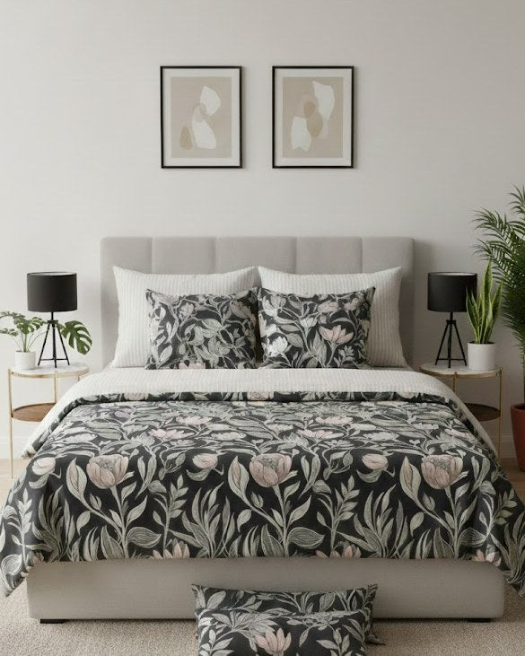 IV738 Cotton Comforter Set - Light Filling