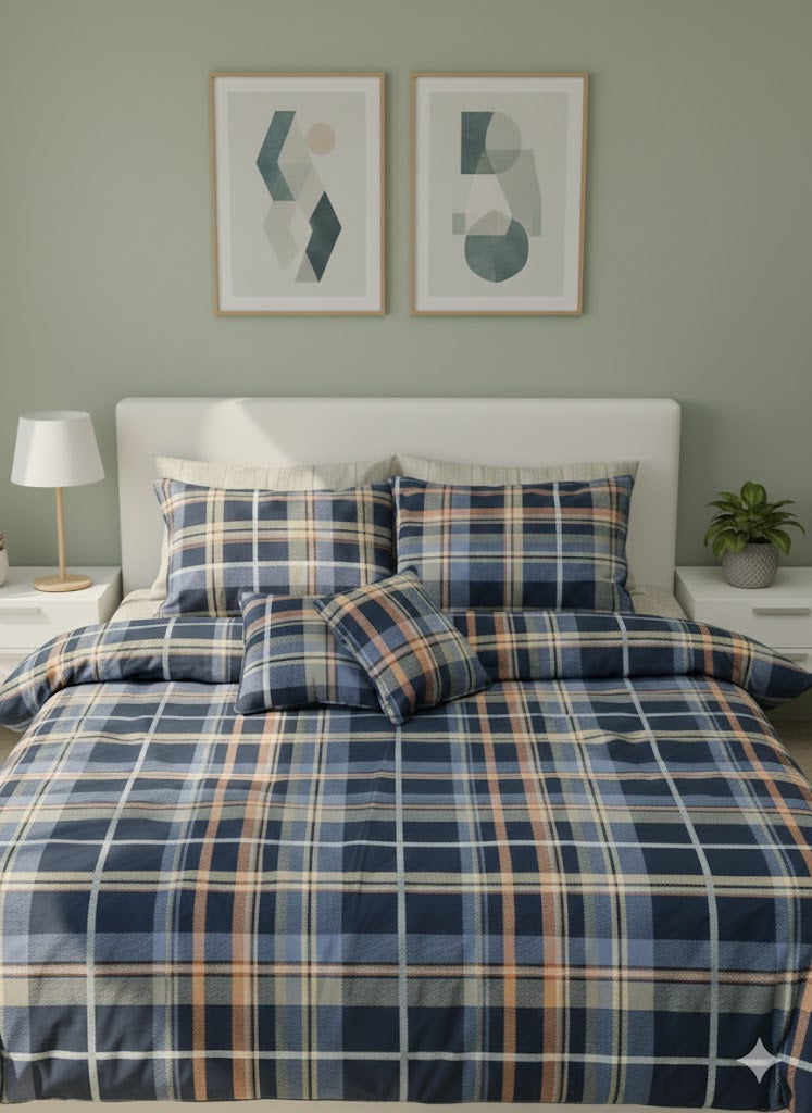 IV767 Cotton Comforter Set - Light Filling