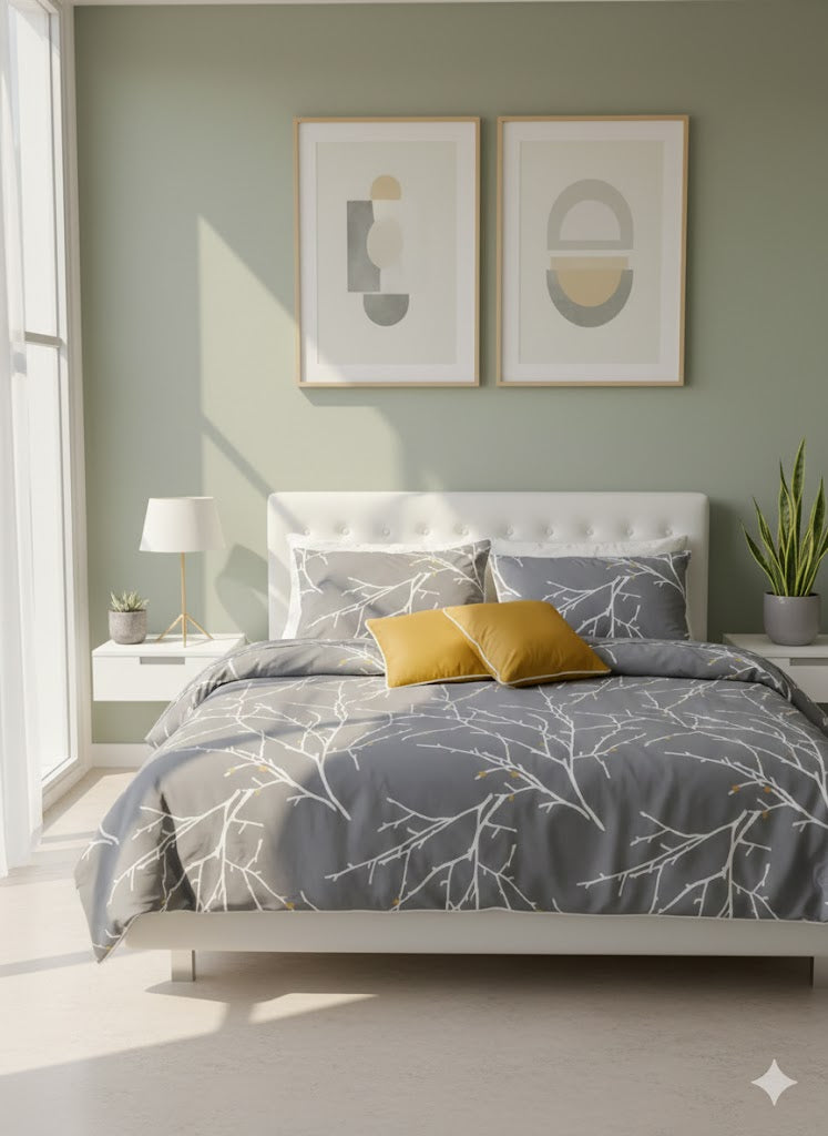 IV769 Cotton Comforter Set - Light Filling