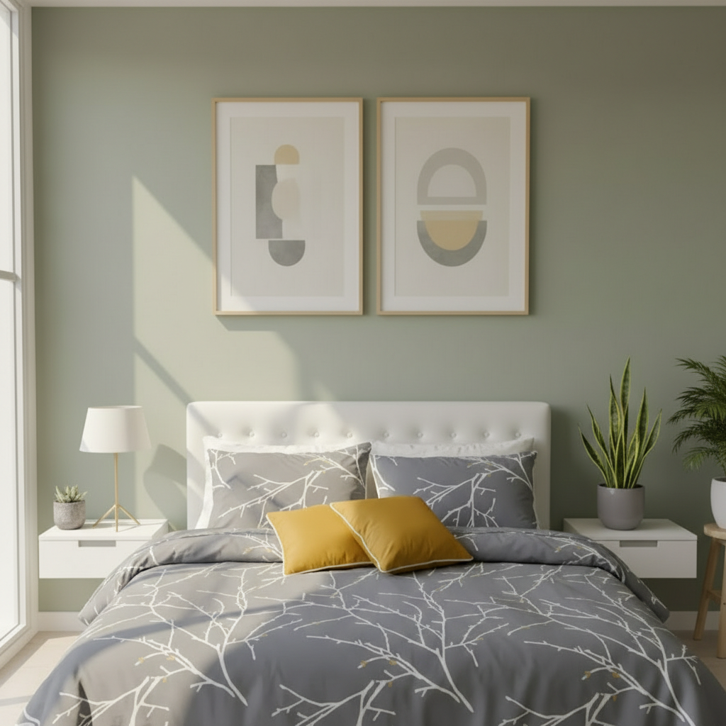 IV769 Cotton Comforter Set - Light Filling