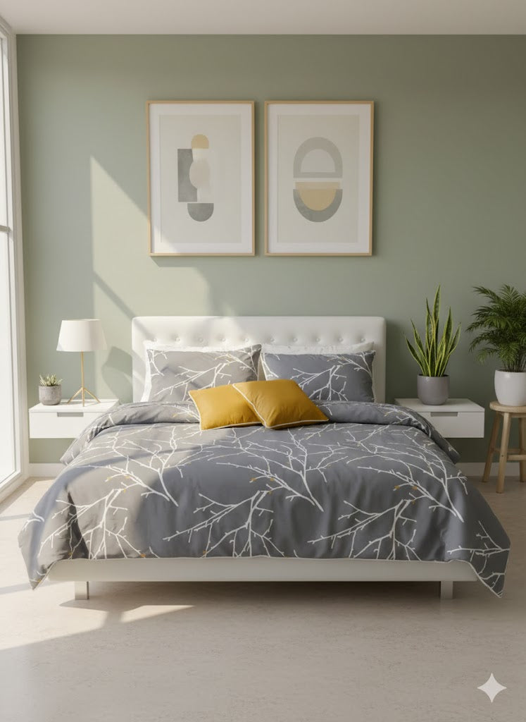 IV769 Cotton Comforter Set - Light Filling