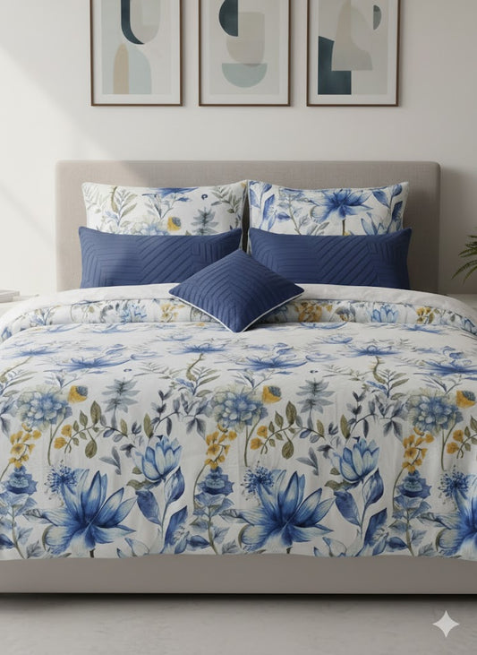 IV771 Cotton Comforter Set - Light Filling