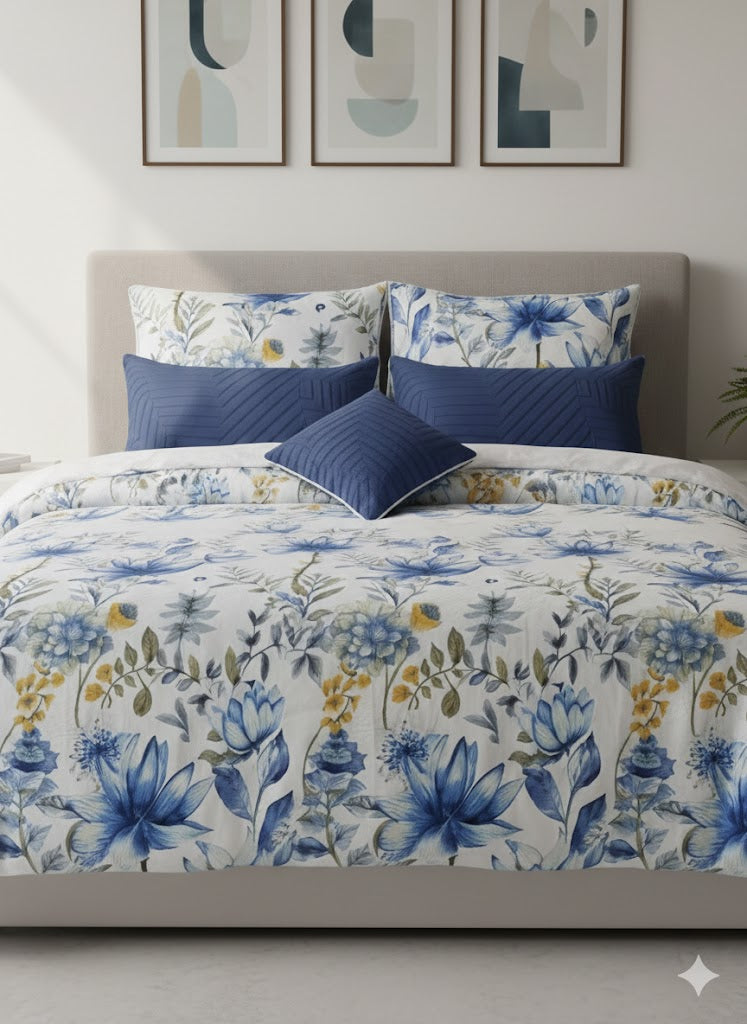 IV771 Cotton Duvet Cover Set - Without Filling