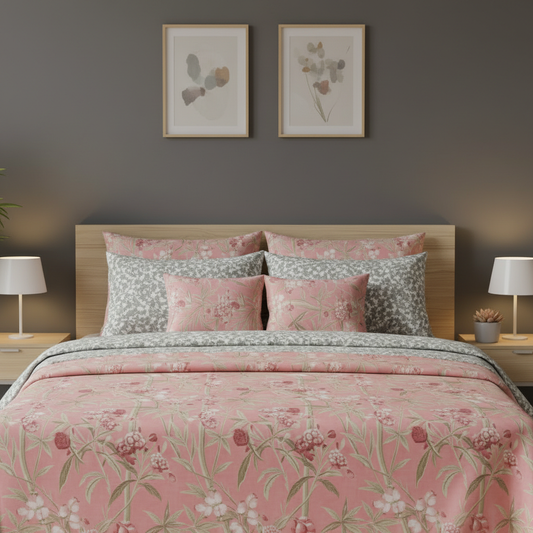 IV797 Cotton Comforter Set - Light Filling